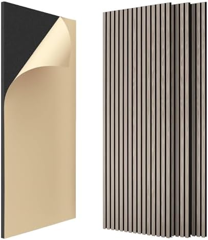 IZODEKOR Self-Adhesive Wall Panels, Acoustic Wood Panels, 3D Peel and Stick by Izodekor3DWallPanels