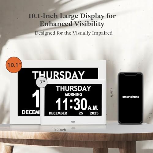 10.1'' Extra Large Digital Clock - Image 3