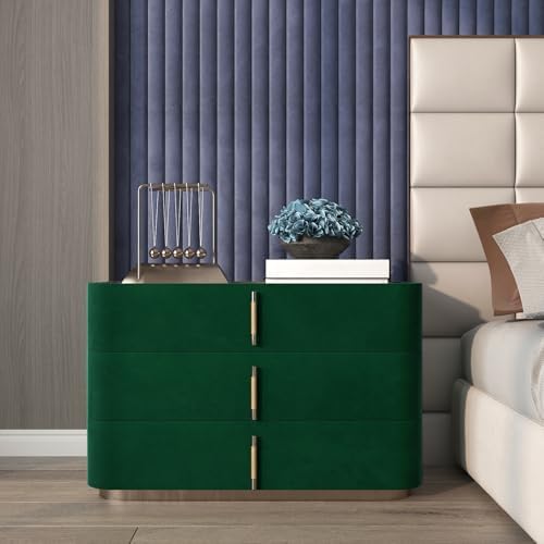 Stickyart 24"x160" Emerald Green Peel and Stick Felt Wallpaper Solid Color Soft - Image 6