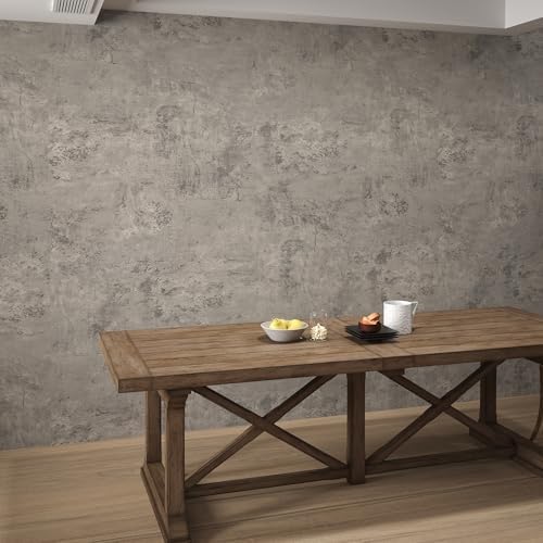 3yecao Grey Concrete Contact Paper Gray Concrete Wallpaper Peel and Stick - Image 6