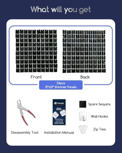 COKAOBE LiteGrid Series Shimmer Wall Backdrop - Image 2