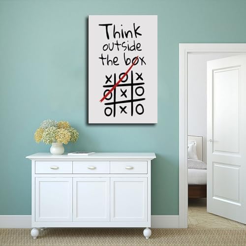 BAOGELI Think Outside The Box Poster Motivational Quotes - Image 4
