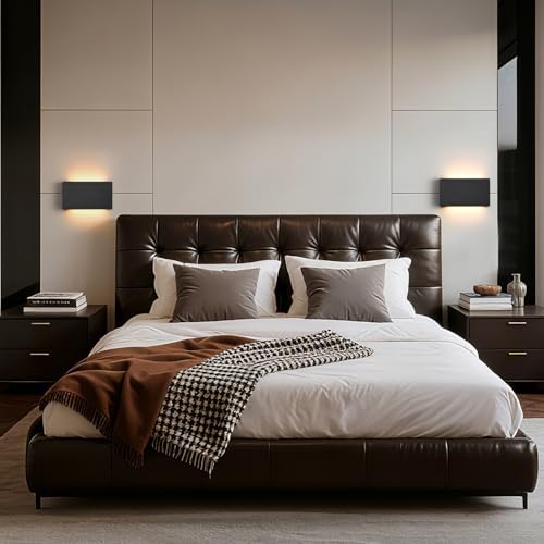 Modern Wood LED Linear Wall Sconce, Mini Up Down Wall Mount Light, UL Listed - Image 5