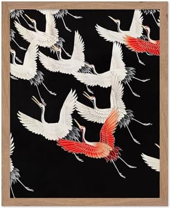 Poster Master Flying Cranes Poster by PosterMaster