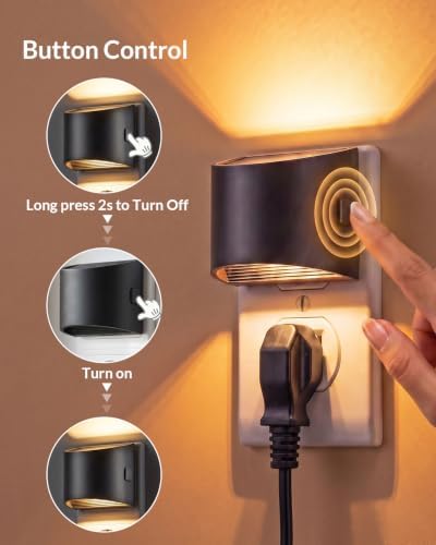 Bonlux Night Lights Plug Into Wall 3000K Warm White Light 2 Pack - Image 4