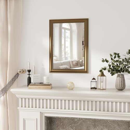 Axeman 22x30 Rectangular Wall Mirror, Decorative Bathroom Mirror, Traditional by Axeman