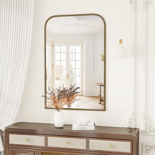 Axeman 32x48 Rounded Rectangular Wall Mirror, Decorative Bathroom Mirror by Axeman