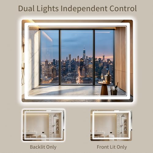 30"x40" LED Bathroom Mirror - Image 2