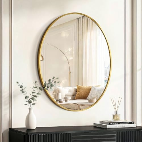 Oval Bathroom Mirror for Wall by LawadaMirror