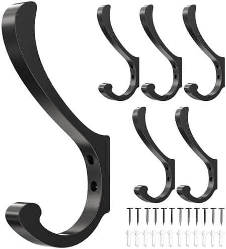Large Coat Hooks Wall Mount, Heavy Duty Wall Hooks by jockcaras