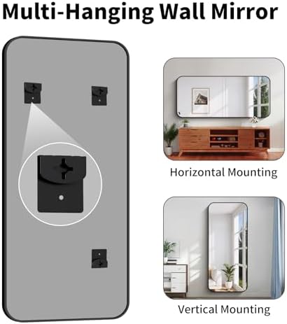 Koonmi Bathroom Wall Mirror, 32x72 Inch Large Vanity Mirror - Image 5