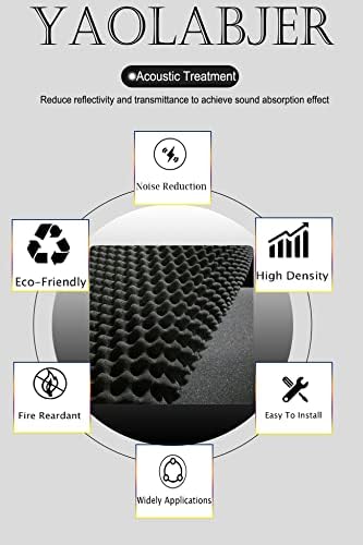48"X 24"X 2" Egg Crate Foam Panel, Acoustic Foam, Noise Cancelling Foam Studio - Image 4