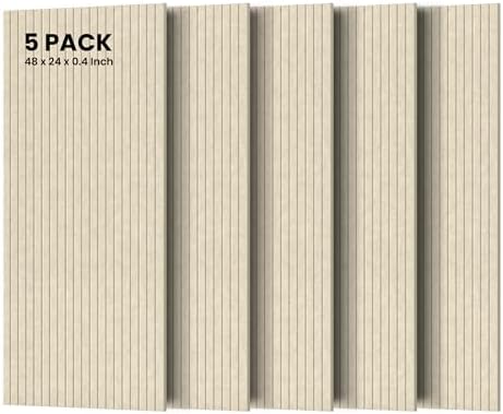 TO-TH Soundproof Wall Panels Decorative Noise Dampening Panel 5 Pack by TO-TH