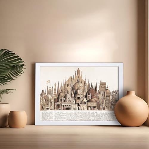 Poster Master Vintage Principal High Buildings of the Old World Poster - Image 5