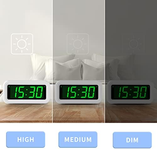 KWANWA 1.2 Inch Large Display Digital Alarm Clock - Image 6