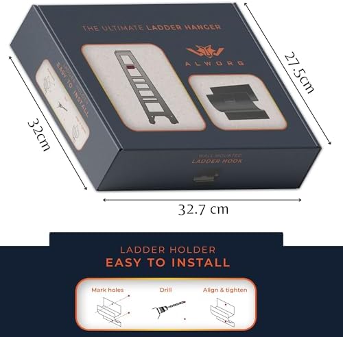Ladder Hanger Set of 2 for Garage Wall - Image 3