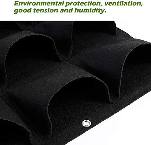 Hanging Planting Grow Bags, 49 Pockets Hanging Vertical Wall Planter Wall - Image 4