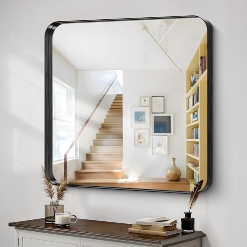 CIRCUMI Black Bathroom Mirror - Image 5
