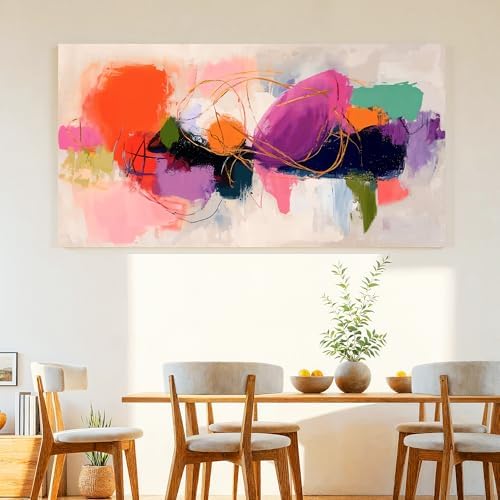 Colorful Graffiti Large Abstract Wall Art - Image 5