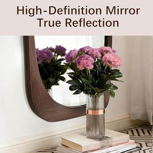 Niccy Rect Full Length Mirror, Wall-Mounted Wood Mirror - Image 4