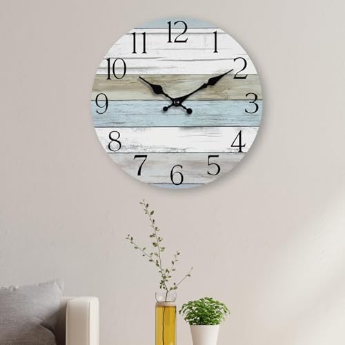 8 Inch Wall Clock, Silent Battery Operated Analog Clock - Image 5