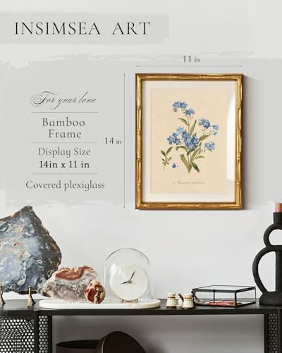 InSimSea Gold Bamboo Framed Wall Art - Image 3