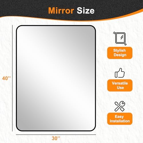 Delma Bathroom Vanity Mirror - Image 6