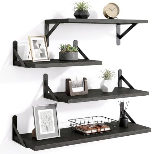 YGEOMER 4 Different Sizes Floating Shelves by YGEOMER