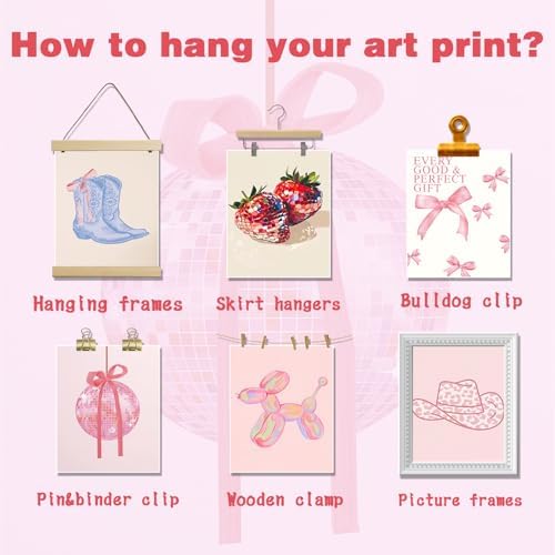 XIANGRUI Preppy Wall Art Set of 9 - Image 4