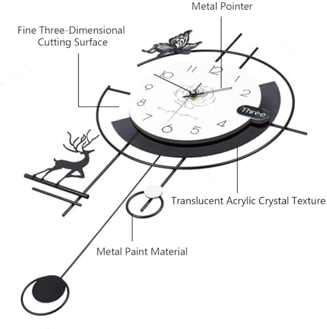 Modern Wall Clock, Large Wall Clocks - Image 3