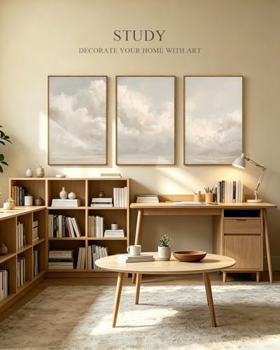 InSimSea Oversized Vintage Landscape Art, Cloud Picture - Image 4