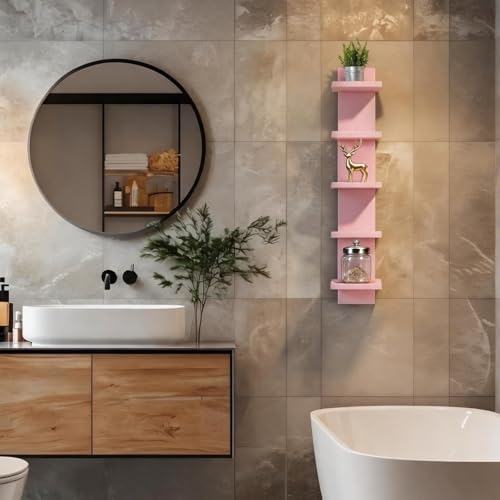 Homaterial 5 Tier Floating Wall Shelf - Image 4