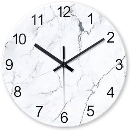 Extra Large Marble Wall Clocks Battery Operated 24 Inch by Constantplanet%E6%97%97%E8%88%B0%E5%BA%97