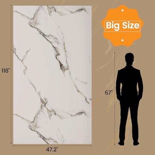 KASARO Peel and Stick Backsplash Wall Tile, 118 × 47 inch - Image 4