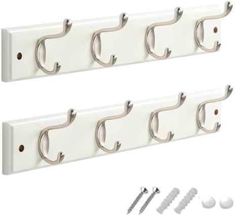 GlazieVault Coat Hooks Wall Mounted by GlazieVault