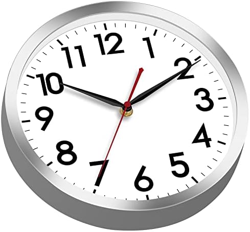 AKCISOT 12 Inch Wall Clock, Silent Battery Operated Analog Clock - Image 2