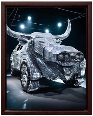 InkFlow Posters Diamond Car Canvas Poster by InkFlowPosters
