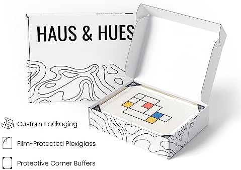 HAUS AND HUES Bauhaus Modern Mid Century Wall Art - Image 4