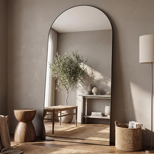 Antok 76" x34” Arched Full Length Mirror, Floor Mirror - Image 2