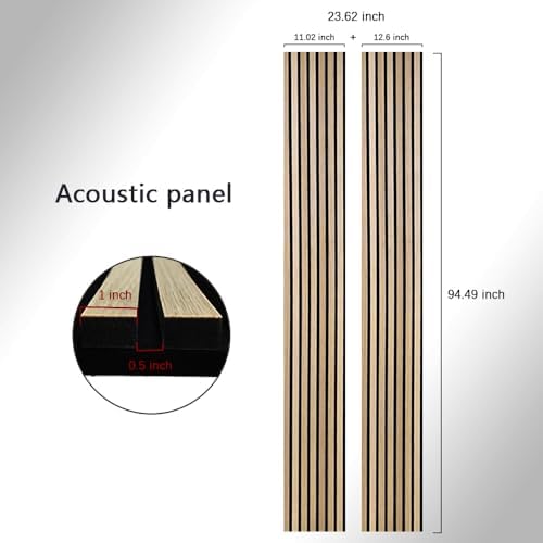 3D Fluted Sound Absorbing | Decorative Soundproof Paneling | Acoustic Wood SLAT - Image 3