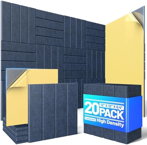 20 Pack Sound Proof Foam Panels by Unknown