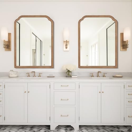 WallBeyond 28" x 40" Wood Bathroom Mirror - Image 6