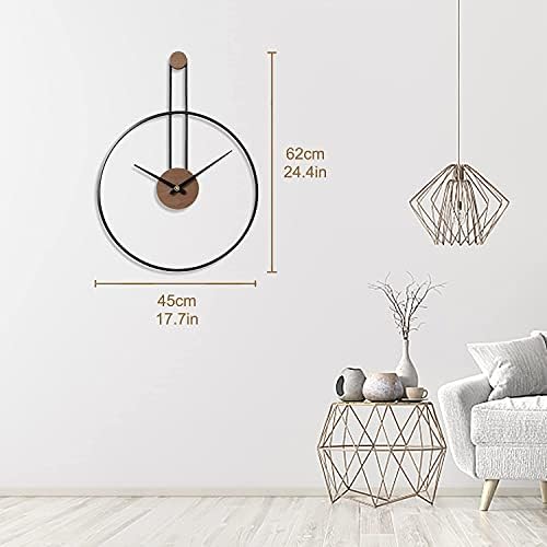 YISITEONE Medium Decorative Wall Clock - Image 4