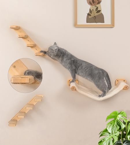 Cat Wall Hammock Set, Cat Wall Shelves - Image 2