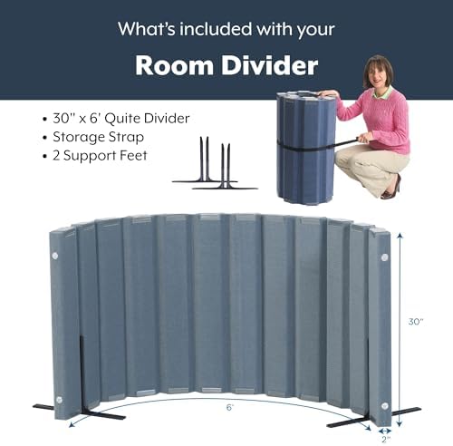 Angeles Room Divider, Acoustic Room Divider Panel - Image 3
