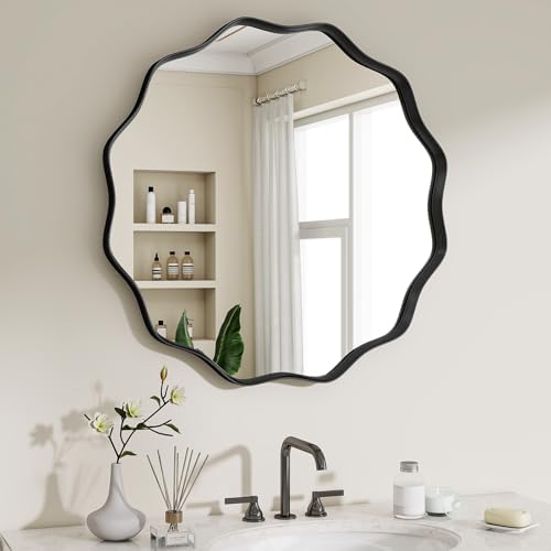 Wavy Round Mirror - Image 5