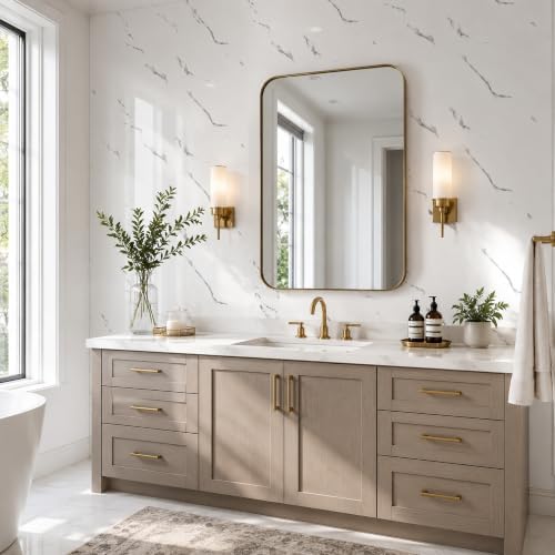 Carrara White Marble Peel and Stick Wallpaper, 47.2 x 394 in - Image 7
