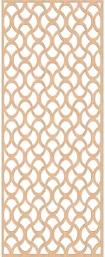 Resort Decorative Pierced Fretwork Wood Wall Panels, 17 3/8"W x 44 3/8"H x 1/4"T - Image 4