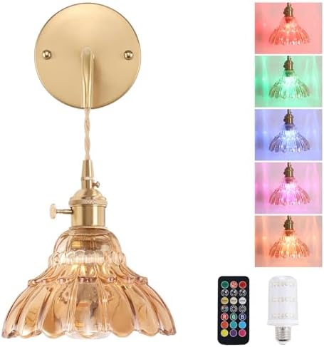 Shenmoyl Battery Operated Wall Sconce Wall Lamp by Shenmoyl
