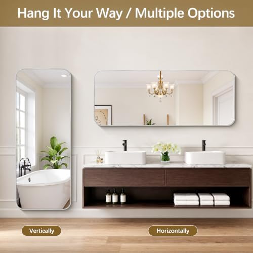 DESBING 60"x24" Bathroom Mirror - Image 2